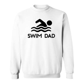 Roversports Swim Dad Swimming Lover Sweatshirt | Mazezy