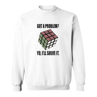 Rubiks Cube Problem Solver Sweatshirt | Mazezy