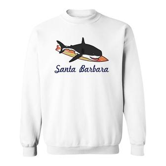 Santa Barbara California Beach Souvenir Graphicsurf Gifts Pullover Sweatshirt | Mazezy