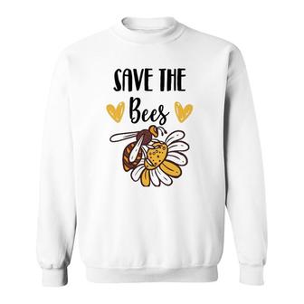 Save The Bees Honey Environmentalist Pullover Sweatshirt | Mazezy