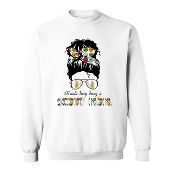 Scouting Scout Mom Mother's Day Quote Gift Apparel Sweatshirt | Mazezy