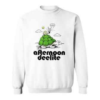 Sea Turtle Afternoon Deelite Snail Sweatshirt | Mazezy UK
