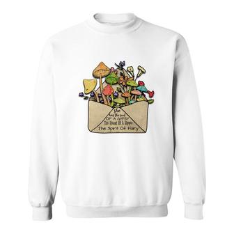 She Has The Soul Of A Gypsy The Heart Of A Hippie The Spirit Of Fairy Idea Sweatshirt - Thegiftio UK