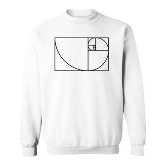 Sheldon Nerd Golden Spiral Math Teacher Student Gift Sweatshirt | Mazezy