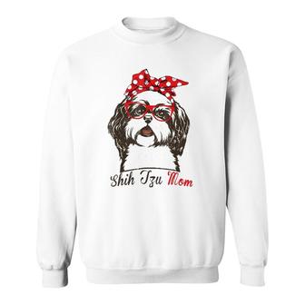 Shih Tzu Mom For Dog Lovers-Mothers Day Sweatshirt | Mazezy