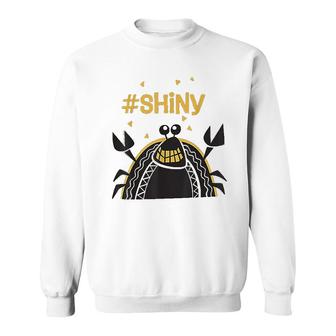 Shiny Crab Graphic Sweatshirt | Mazezy
