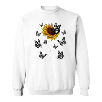 Sjögren's Syndrome Awareness Brain Disease Related Sunflower Sweatshirt | Mazezy