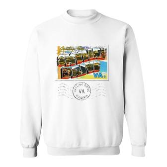 Skyline Drive Postcard Virginia Va Travel Souvenir Sweatshirt | Mazezy
