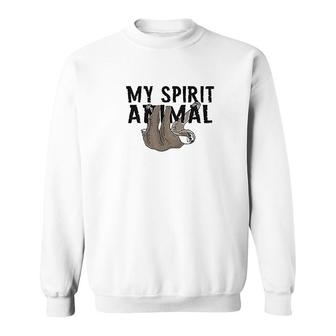 Sloth My Spirit Animal Sweatshirt | Mazezy