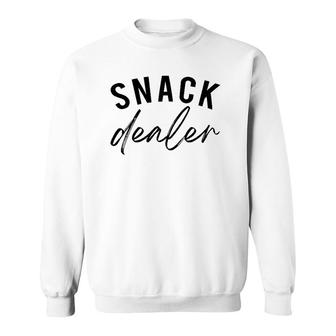 Snack Dealer Mom Life Saying Funny Mom Sweatshirt | Mazezy