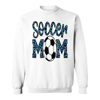 Soccer Mom Leopard Funny Moments With Mummy Sweatshirt - Thegiftio UK