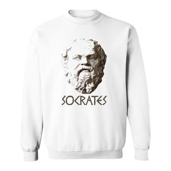 Socrates Greek Philosophy Philosopher Greece Tee Sweatshirt | Mazezy