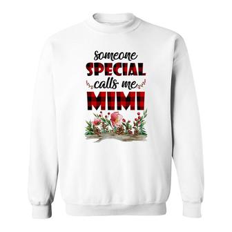 Someone Special Calls Me Mimi Flower Sweatshirt | Mazezy