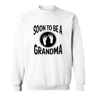 Soon To Be A Grandma Sweatshirt | Mazezy