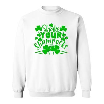 St Patrick's Day Shake Your Shamrocks Irish Sweatshirt | Mazezy