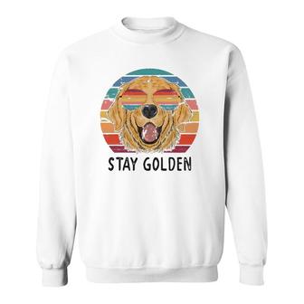 Stay Golden Retriever Dog Sweatshirt | Mazezy