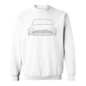 Sunbeam Tiger Mk Ii 1960'S Classic Car Black Outline Graphic Sweatshirt | Mazezy
