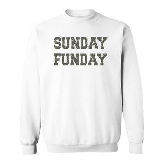 Sunday Funday Design Sunday Funday Football Game Day Sweatshirt | Mazezy
