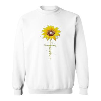 Sunflower Faith Sweatshirt | Mazezy