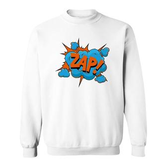 Superhero Rare Power Zap Pow Bam Sweatshirt | Mazezy