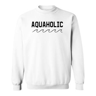 Swimmer Boating Aquaholic Swimming Water Sports Lover Gift Tank Top Sweatshirt | Mazezy AU