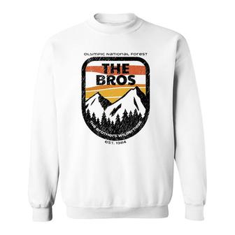 The Brothers Wilderness Pnw Mountain Olympic Nat Park Sweatshirt | Mazezy
