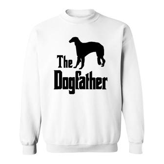The Dogfather - Funny Dog Gift Funny Borzoi Sweatshirt | Mazezy