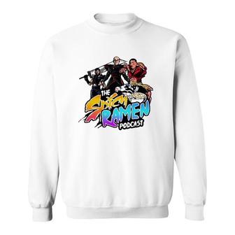 The Spicy Ramen Podcast Lovers Gift Sweatshirt | Mazezy