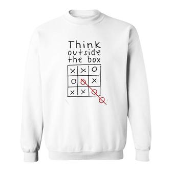 Think Outside The Box New Sweatshirt | Mazezy