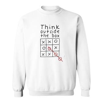 Think Outside The Box Sweatshirt | Mazezy
