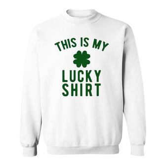 This Is My Lucky St Paddy's Day Sweatshirt | Mazezy