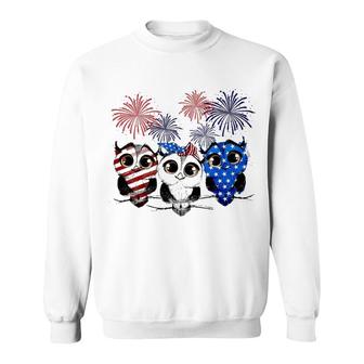 Three Cute Owls Sweatshirt | Mazezy