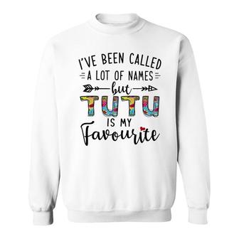 Tutu Is My Favourite Name Sweatshirt | Mazezy