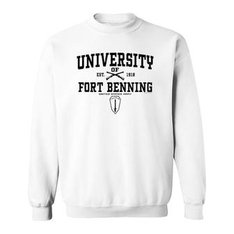 University Of Fort Benning Army Infantry Home  Sweatshirt