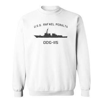 Uss Rafael Peralta Ddg 115 Destroyer Ship Waterline Tee Sweatshirt | Mazezy