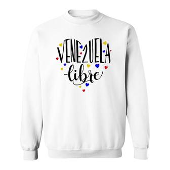 Venezuela Libre Girl Venezuela Pride Gift Sweatshirt | Mazezy