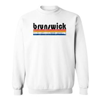 Vintage 80'S Style Brunswick Md Sweatshirt | Mazezy