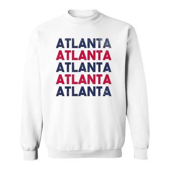Vintage Atlanta 80S Retro Style Sweatshirt | Mazezy