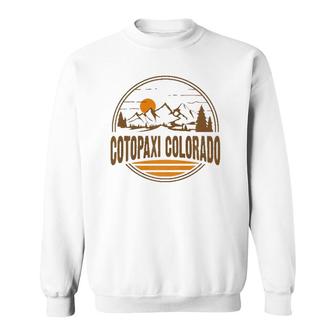 Vintage Cotopaxi, Colorado Mountain Hiking Souvenir Print Sweatshirt | Mazezy