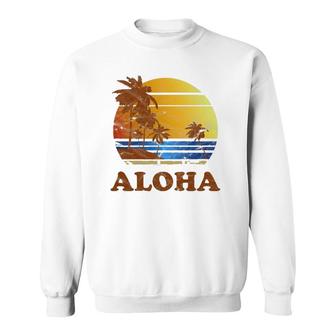 Vintage Hawaiian Islands Aloha Family Vacation Sweatshirt | Mazezy