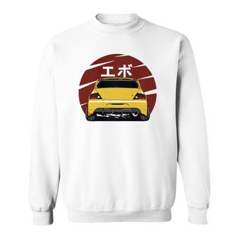 Vintage Jdm Evo Sweatshirt | Mazezy