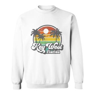 Vintage Key West Florida Keys Retro 70S Beach Vacation Gift Art Sweatshirt - Thegiftio