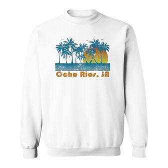 Vintage Ocho Rios Jamaica Beach Sweatshirt | Mazezy