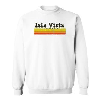 Vintage Retro 70S 80S Isla Vista Ca Tank Top Sweatshirt | Mazezy