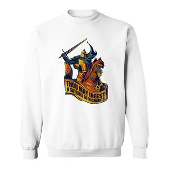 Vintage Thou May Ingest A Satchel Of Richards Sweatshirt | Mazezy UK