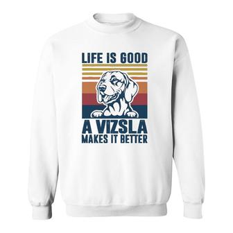Vizsla Gifts For Women Men Dog Dad Dog Mom Hungarian Vizsla Sweatshirt | Mazezy