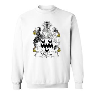 Walker Coat Of Arms - Family Crest Sweatshirt | Mazezy UK