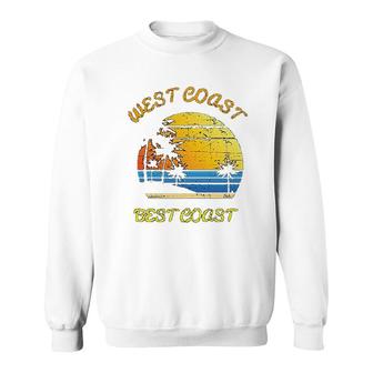 West Coast Best Coast Sweatshirt | Mazezy