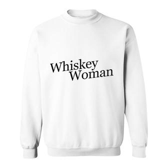 Whiskey Woman Basic Sweatshirt | Mazezy