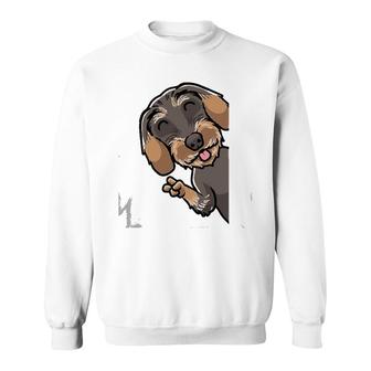 Wire-Haired Dachshund Dog Lovers Gift Sweatshirt | Mazezy